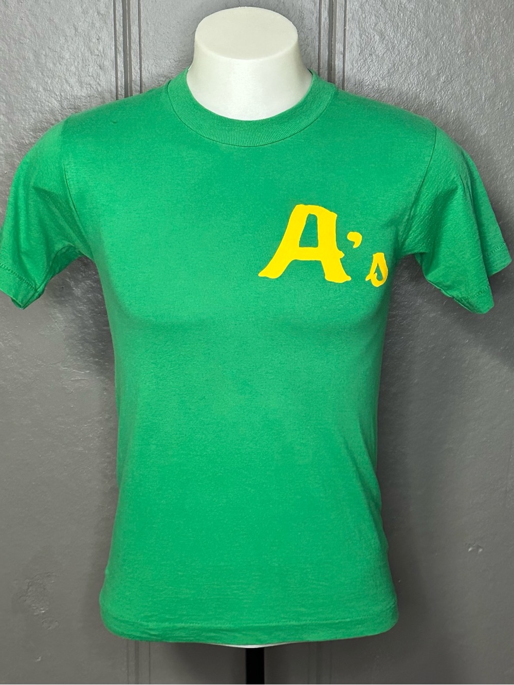 Vintage Fruit of the Loom Green Little League Baseball Tee